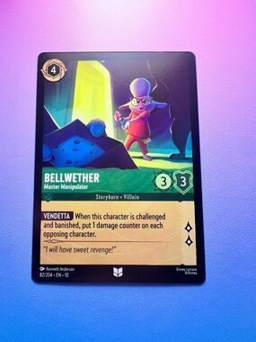 bellwether [zootopia] - 82/204 (uncommon) — lorcana: whispers in the well